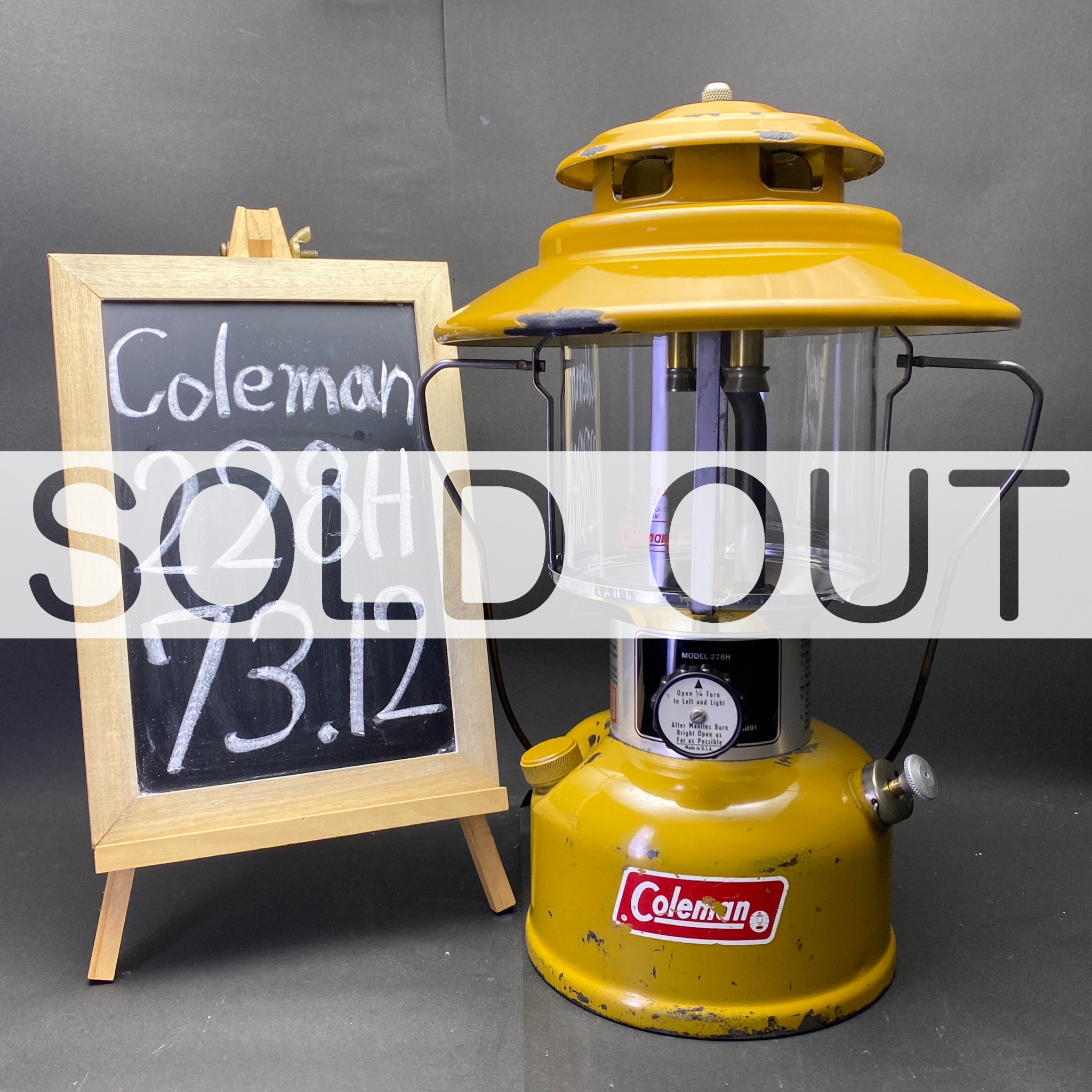 1973s COLEMAN 228H GOLD BOND LANTERN | U's Lantern