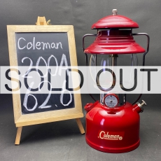 1962s COLEMAN 200A MAROON LANTERN | U's Lantern